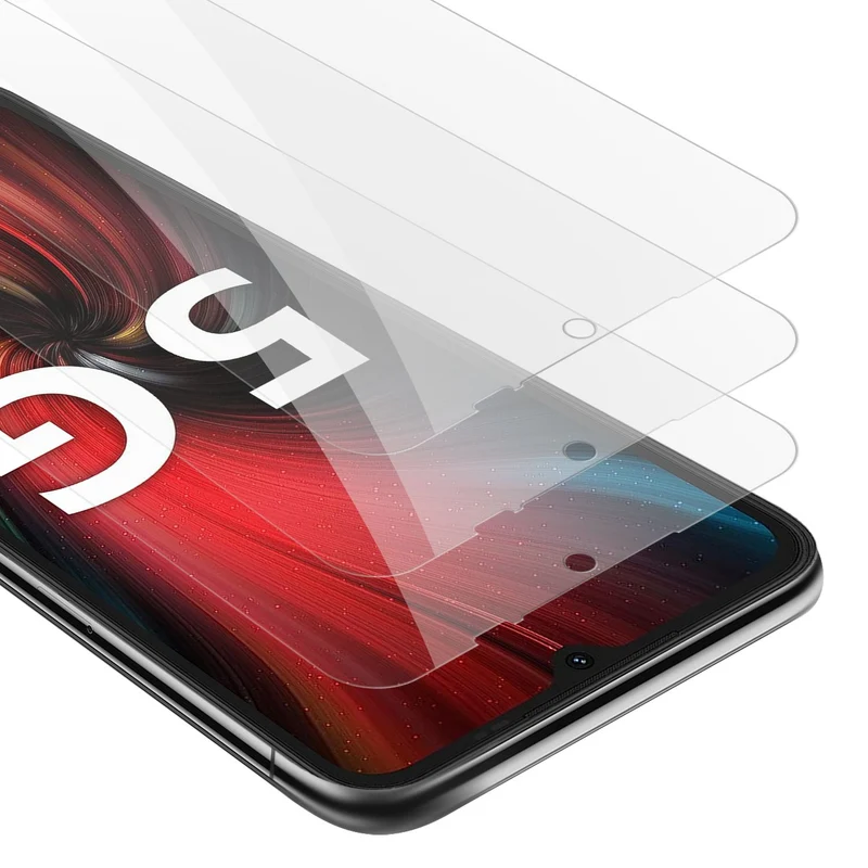Cadorabo 3x Panzer Folie kompatibel mit Umidigi F3 (4G / 5G) / F3S / F3 SE - Schutzfolie 3er Pack Gehärtetes (Tempered) Display-Schutzglas in 9H Härte mit 3D Touch Kompatibilität