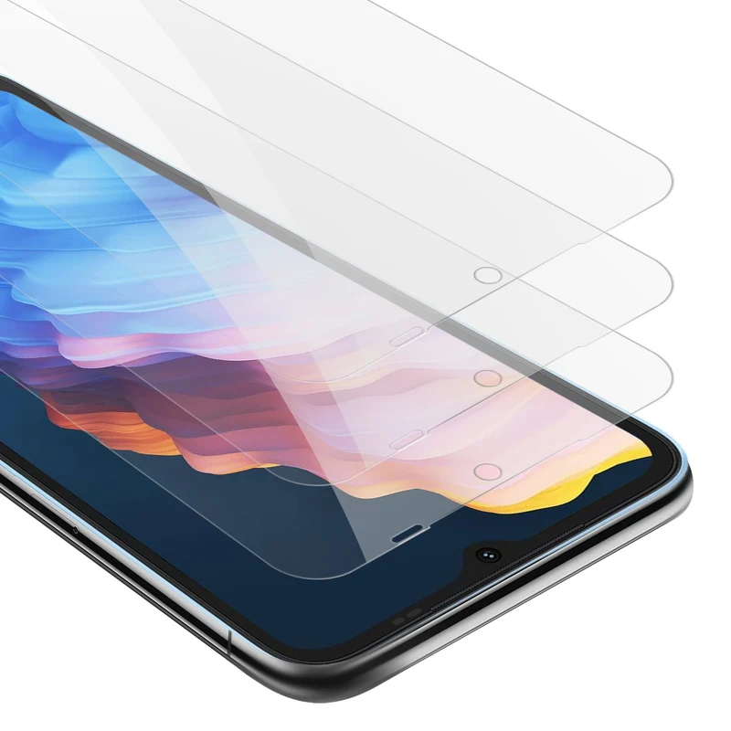 Cadorabo 3x Panzer Folie kompatibel mit Umidigi C1 / C1 MAX - Schutzfolie 3er Pack Gehärtetes (Tempered) Display-Schutzglas in 9H Härte mit 3D Touch Kompatibilität