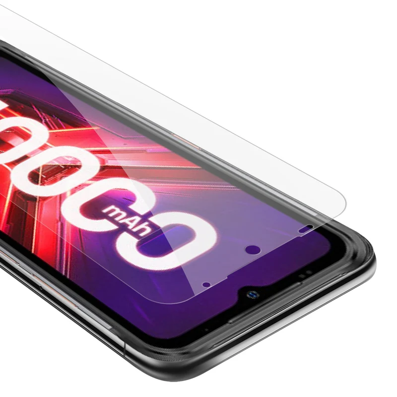 Cadorabo Panzer Folie kompatibel mit Ulefone Power Armor 14 / 14 PRO - Schutzfolie Gehärtetes (Tempered) Display-Schutzglas in 9H Härte mit 3D Touch Kompatibilität