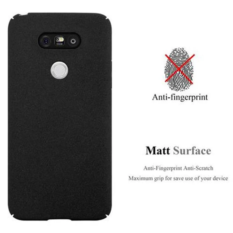 Cadorabo Hülle kompatibel mit LG G5 Hard Case Schutzhülle in Frosted Optik gegen Kratzer und Stöße