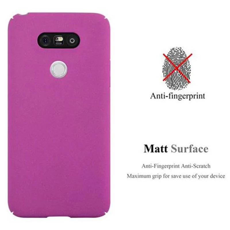 Cadorabo Hülle kompatibel mit LG G5 Hard Case Schutzhülle in Frosted Optik gegen Kratzer und Stöße