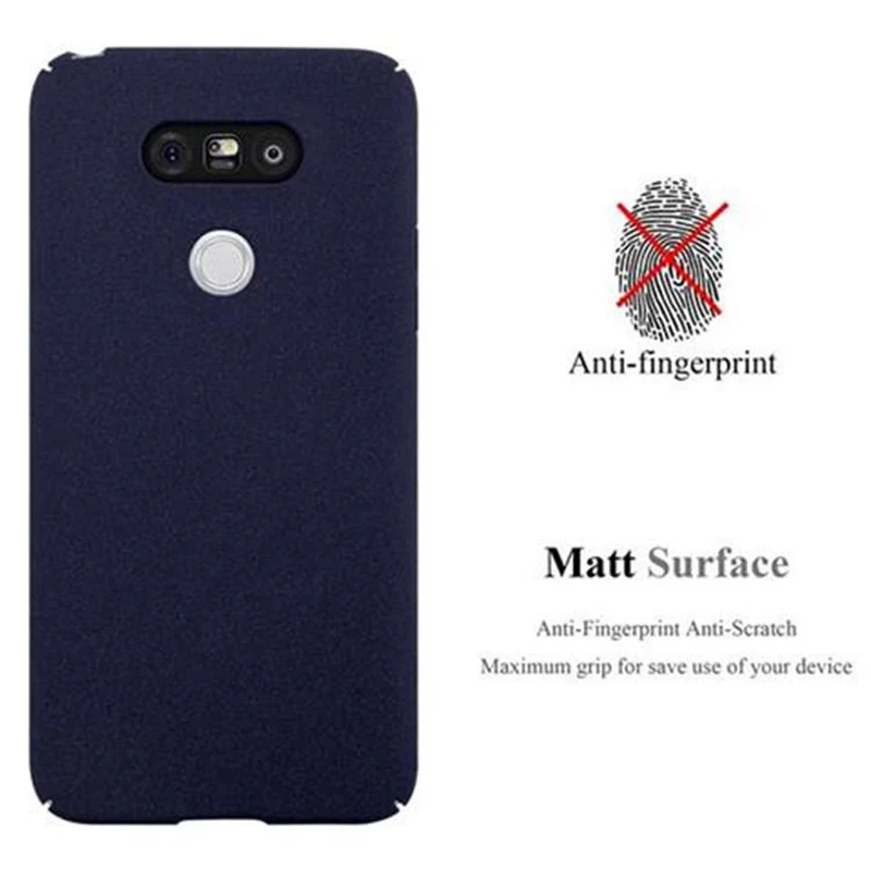 Cadorabo Hülle kompatibel mit LG G5 Hard Case Schutzhülle in Frosted Optik gegen Kratzer und Stöße