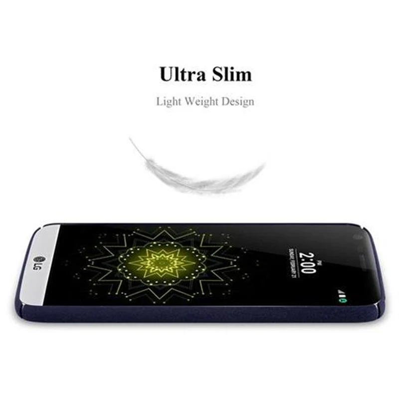 Cadorabo Hülle kompatibel mit LG G5 Hard Case Schutzhülle in Frosted Optik gegen Kratzer und Stöße