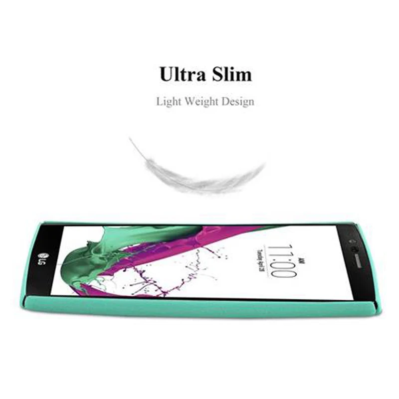 Cadorabo Hülle kompatibel mit LG G4 / G4 PLUS Hard Case Schutzhülle in Frosted Optik gegen Kratzer und Stöße