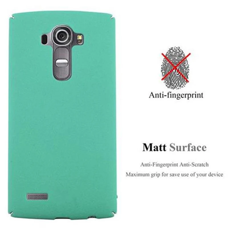 Cadorabo Hülle kompatibel mit LG G4 / G4 PLUS Hard Case Schutzhülle in Frosted Optik gegen Kratzer und Stöße