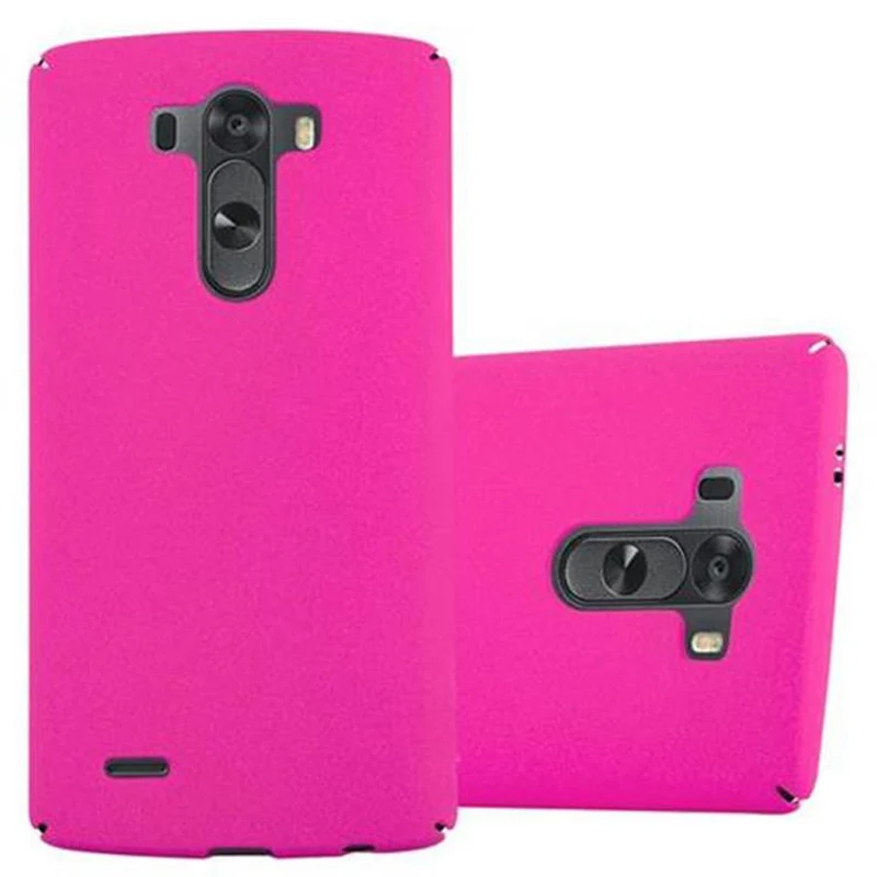 Cadorabo Hülle kompatibel mit LG G3 Hard Case Schutzhülle in Frosted Optik gegen Kratzer und Stöße