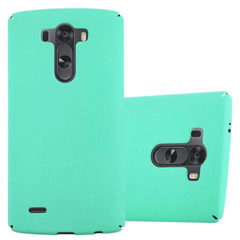 Cadorabo Hülle kompatibel mit LG G3 Hard Case Schutzhülle in Frosted Optik gegen Kratzer und Stöße