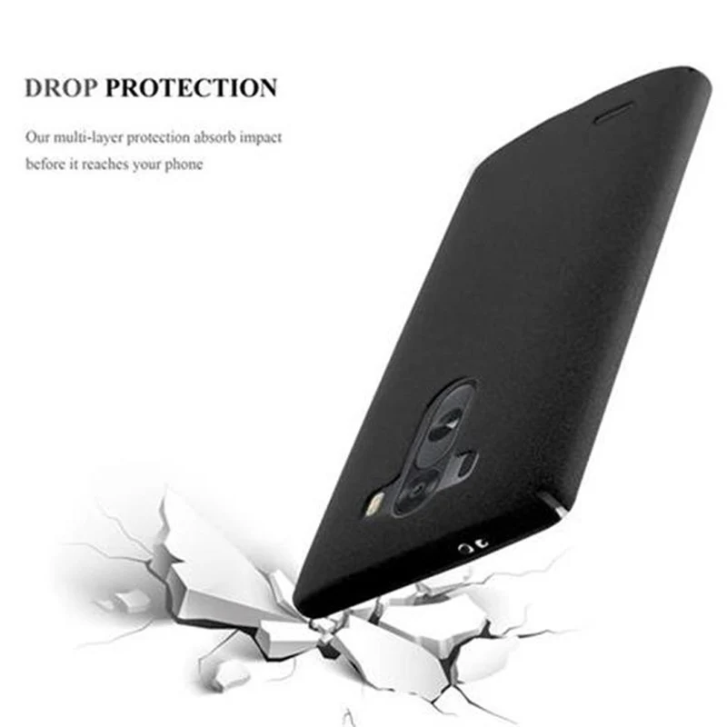 Cadorabo Hülle kompatibel mit LG G3 Hard Case Schutzhülle in Frosted Optik gegen Kratzer und Stöße