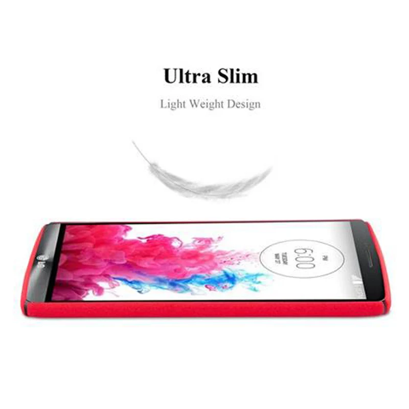 Cadorabo Hülle kompatibel mit LG G3 Hard Case Schutzhülle in Frosted Optik gegen Kratzer und Stöße