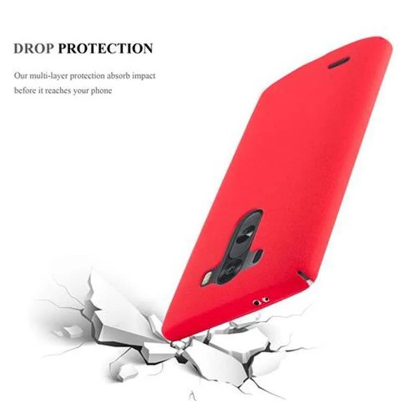 Cadorabo Hülle kompatibel mit LG G3 Hard Case Schutzhülle in Frosted Optik gegen Kratzer und Stöße