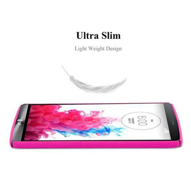 Cadorabo Hülle kompatibel mit LG G3 Hard Case Schutzhülle in Frosted Optik gegen Kratzer und Stöße