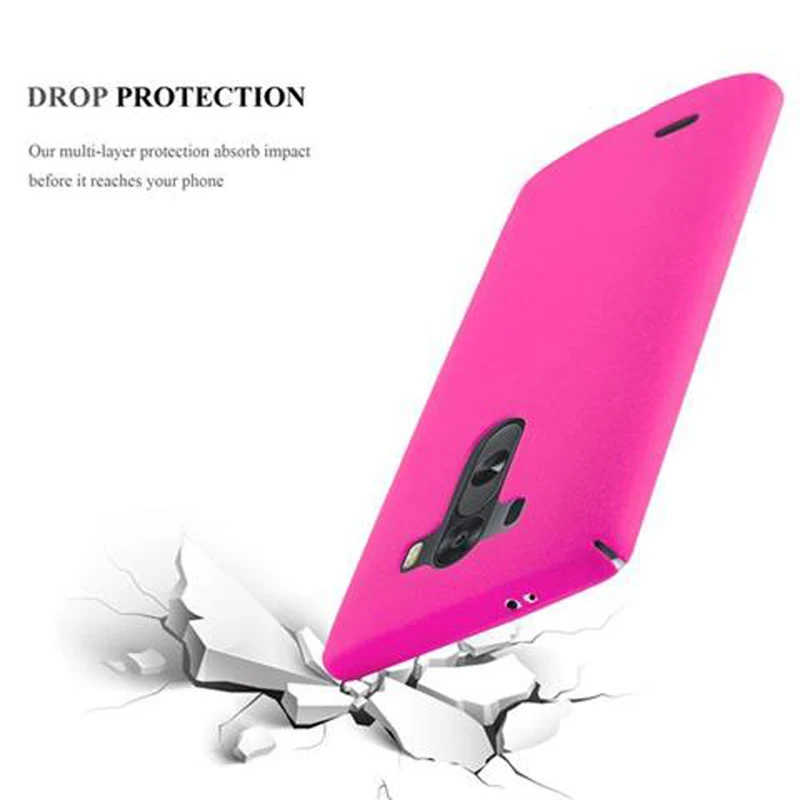 Cadorabo Hülle kompatibel mit LG G3 Hard Case Schutzhülle in Frosted Optik gegen Kratzer und Stöße