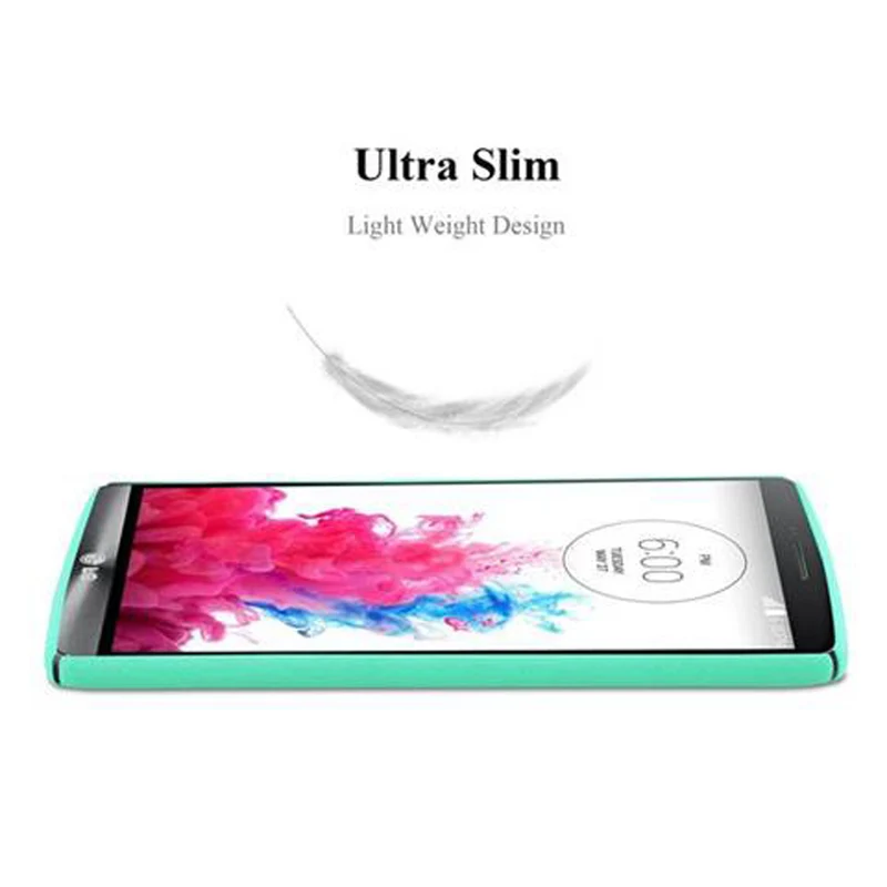 Cadorabo Hülle kompatibel mit LG G3 Hard Case Schutzhülle in Frosted Optik gegen Kratzer und Stöße