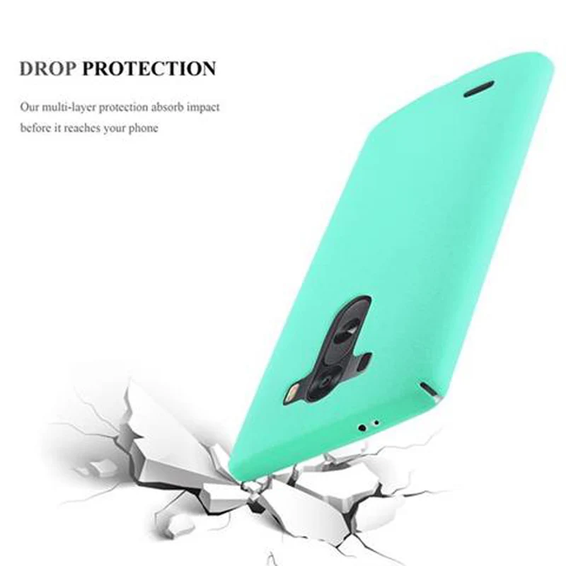 Cadorabo Hülle kompatibel mit LG G3 Hard Case Schutzhülle in Frosted Optik gegen Kratzer und Stöße