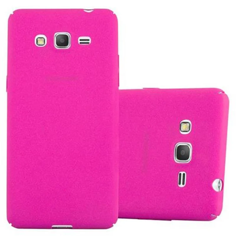 Cadorabo Hülle kompatibel mit Samsung Galaxy GRAND PRIME Hard Case Schutzhülle in Frosted Optik gegen Kratzer und Stöße