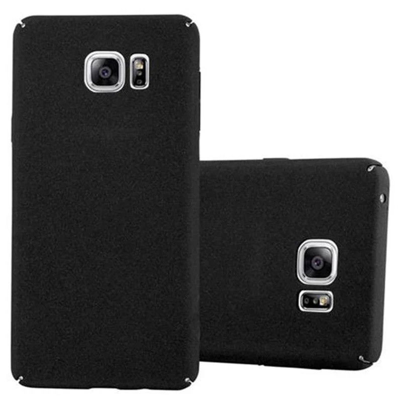Cadorabo Hülle kompatibel mit Samsung Galaxy NOTE 5 Hard Case Schutzhülle in Frosted Optik gegen Kratzer und Stöße