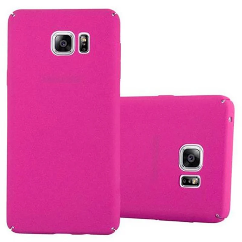 Cadorabo Hülle kompatibel mit Samsung Galaxy NOTE 5 Hard Case Schutzhülle in Frosted Optik gegen Kratzer und Stöße