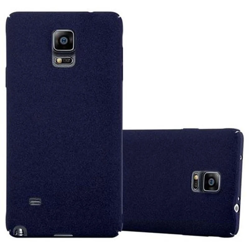 Cadorabo Hülle kompatibel mit Samsung Galaxy NOTE 4 Hard Case Schutzhülle in Frosted Optik gegen Kratzer und Stöße