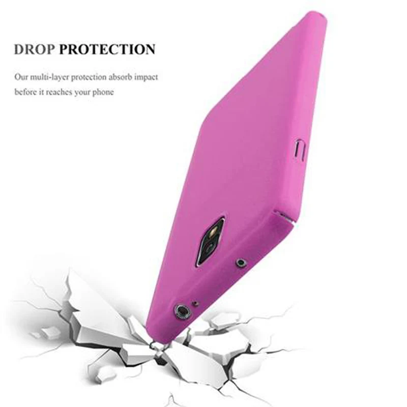 Cadorabo Hülle kompatibel mit Samsung Galaxy NOTE 3 Hard Case Schutzhülle in Frosted Optik gegen Kratzer und Stöße