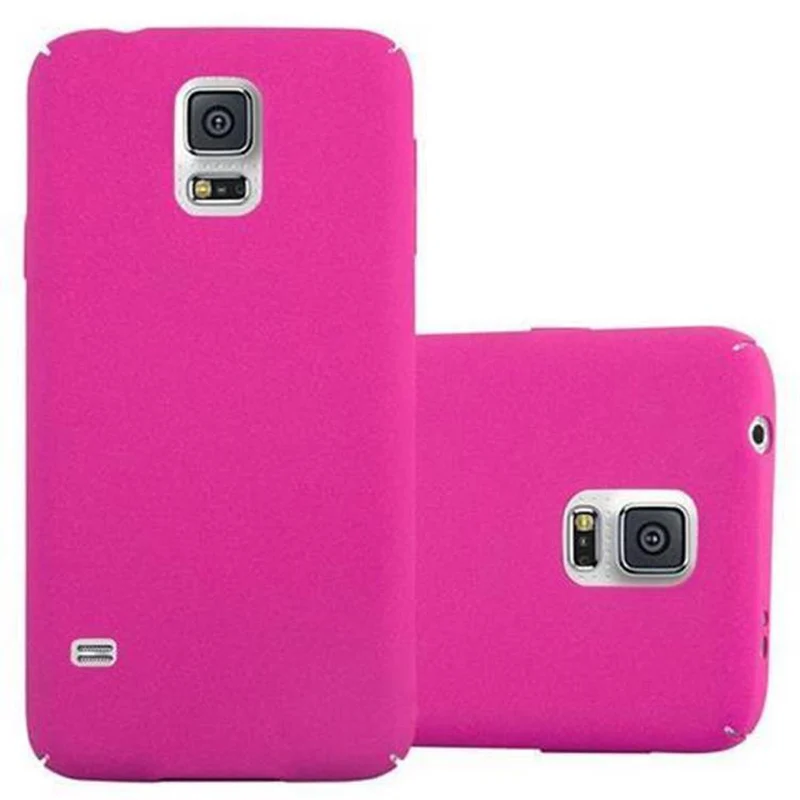 Cadorabo Hülle kompatibel mit Samsung Galaxy S5 / S5 NEO Hard Case Schutzhülle in Frosted Optik gegen Kratzer und Stöße