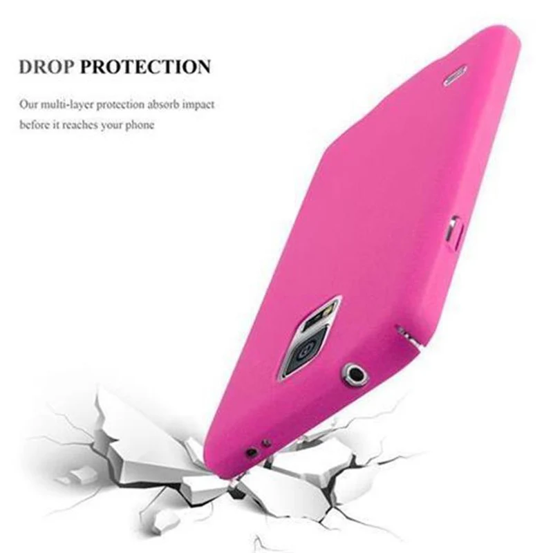Cadorabo Hülle kompatibel mit Samsung Galaxy S5 / S5 NEO Hard Case Schutzhülle in Frosted Optik gegen Kratzer und Stöße