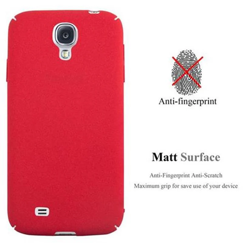 Cadorabo Hülle kompatibel mit Samsung Galaxy S4 Hard Case Schutzhülle in Frosted Optik gegen Kratzer und Stöße