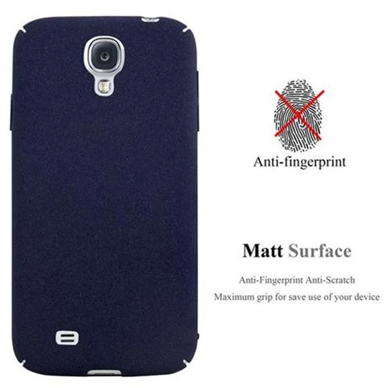 Cadorabo Hülle kompatibel mit Samsung Galaxy S4 Hard Case Schutzhülle in Frosted Optik gegen Kratzer und Stöße