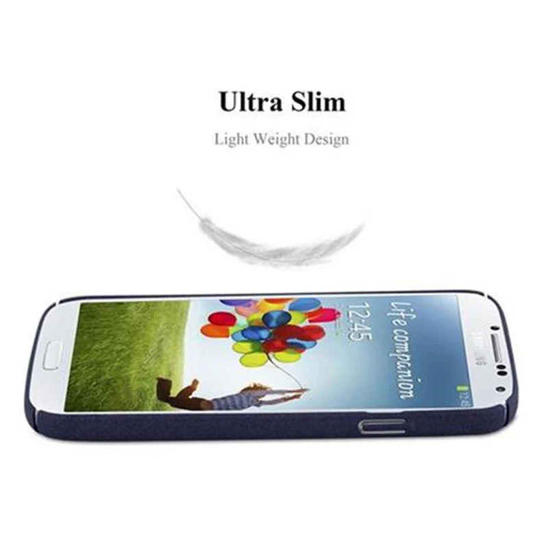 Cadorabo Hülle kompatibel mit Samsung Galaxy S4 Hard Case Schutzhülle in Frosted Optik gegen Kratzer und Stöße