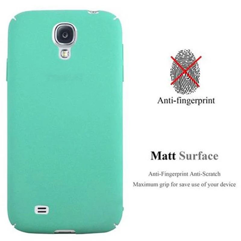 Cadorabo Hülle kompatibel mit Samsung Galaxy S4 Hard Case Schutzhülle in Frosted Optik gegen Kratzer und Stöße