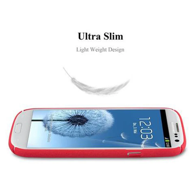 Cadorabo Hülle kompatibel mit Samsung Galaxy S3 / S3 NEO Hard Case Schutzhülle in Frosted Optik gegen Kratzer und Stöße