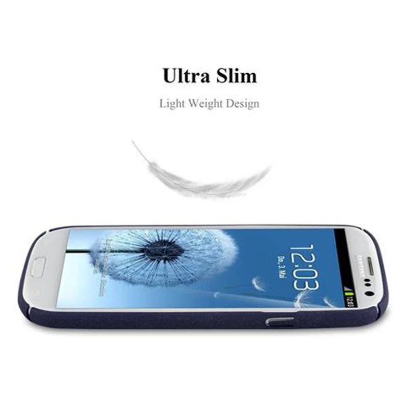 Cadorabo Hülle kompatibel mit Samsung Galaxy S3 / S3 NEO Hard Case Schutzhülle in Frosted Optik gegen Kratzer und Stöße