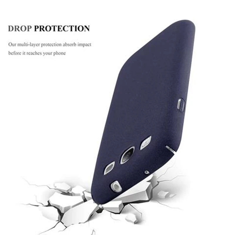 Cadorabo Hülle kompatibel mit Samsung Galaxy S3 / S3 NEO Hard Case Schutzhülle in Frosted Optik gegen Kratzer und Stöße