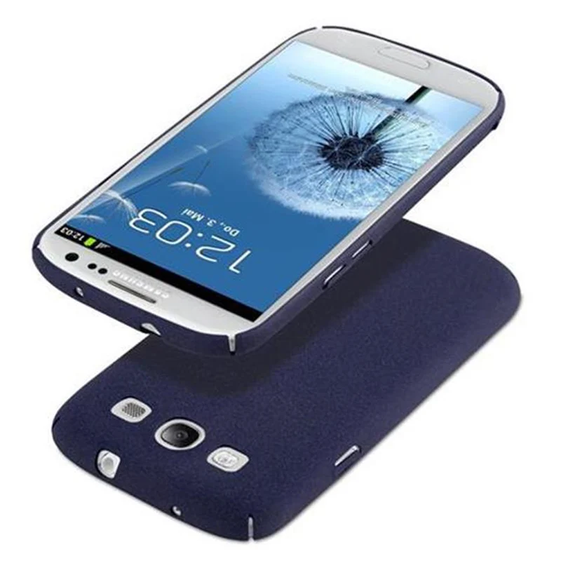 Cadorabo Hülle kompatibel mit Samsung Galaxy S3 / S3 NEO Hard Case Schutzhülle in Frosted Optik gegen Kratzer und Stöße