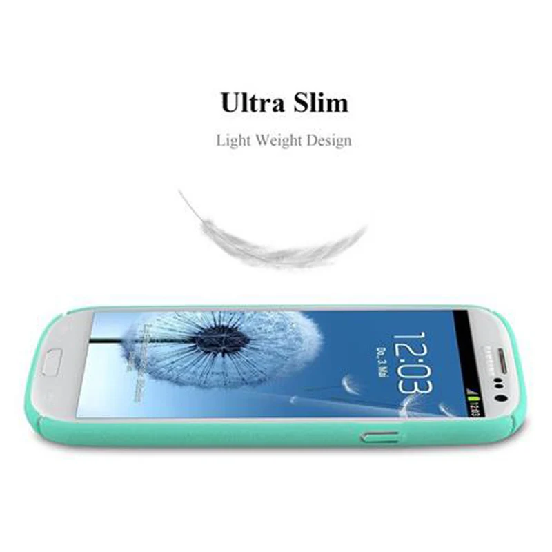Cadorabo Hülle kompatibel mit Samsung Galaxy S3 / S3 NEO Hard Case Schutzhülle in Frosted Optik gegen Kratzer und Stöße