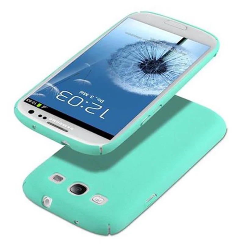 Cadorabo Hülle kompatibel mit Samsung Galaxy S3 / S3 NEO Hard Case Schutzhülle in Frosted Optik gegen Kratzer und Stöße
