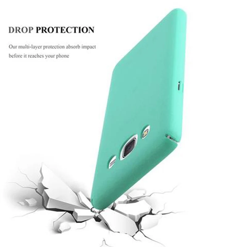 Cadorabo Hülle kompatibel mit Samsung Galaxy J5 2016 Hard Case Schutzhülle in Frosted Optik gegen Kratzer und Stöße
