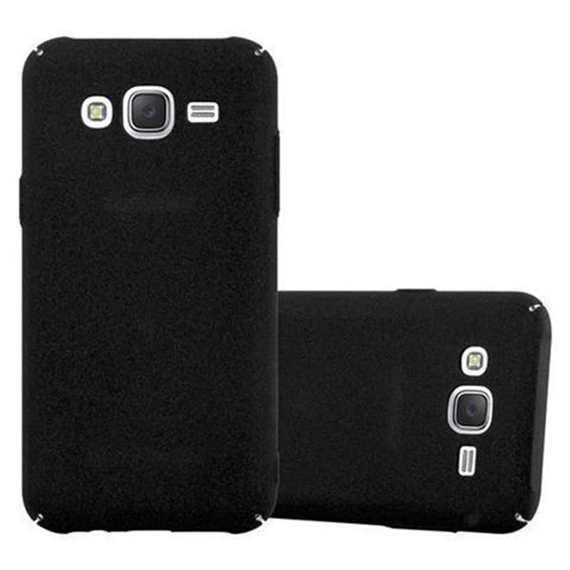 Cadorabo Hülle kompatibel mit Samsung Galaxy J5 2015 Hard Case Schutzhülle in Frosted Optik gegen Kratzer und Stöße