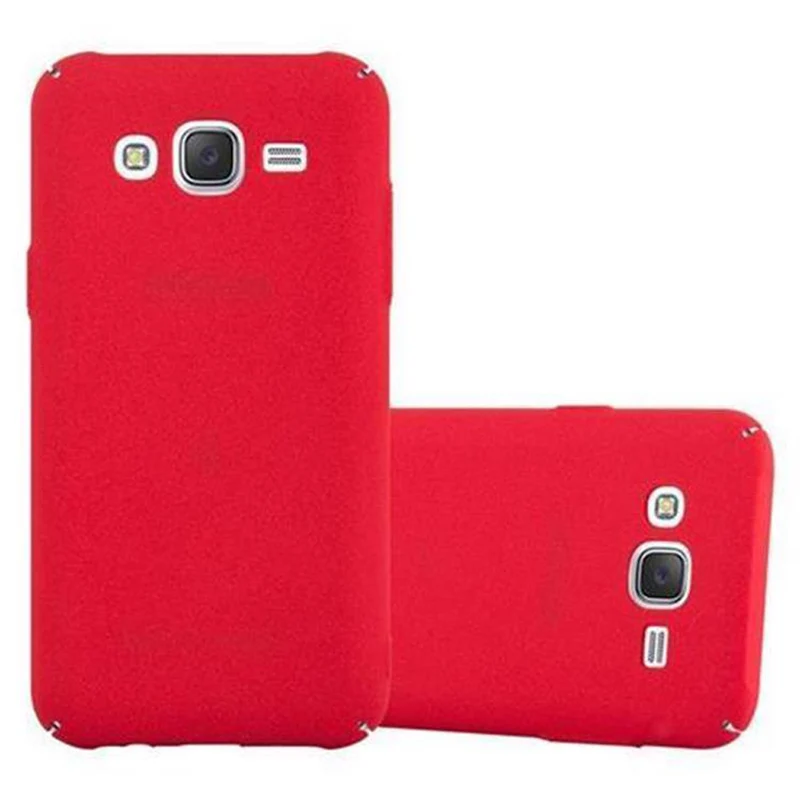Cadorabo Hülle kompatibel mit Samsung Galaxy J5 2015 Hard Case Schutzhülle in Frosted Optik gegen Kratzer und Stöße