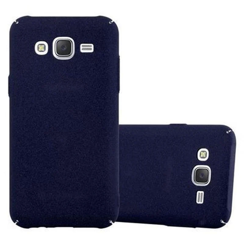 Cadorabo Hülle kompatibel mit Samsung Galaxy J5 2015 Hard Case Schutzhülle in Frosted Optik gegen Kratzer und Stöße