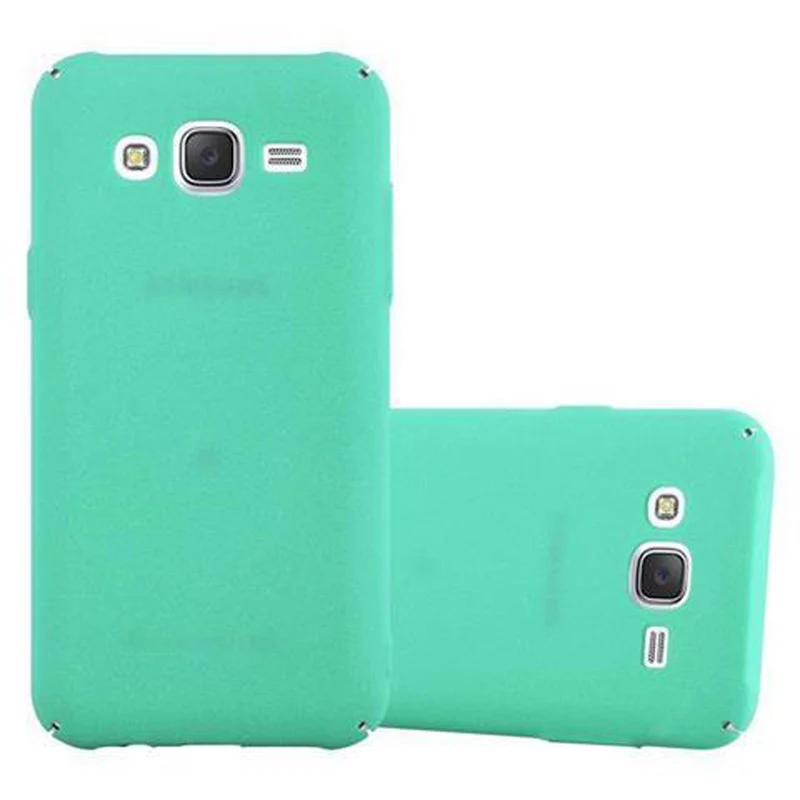 Cadorabo Hülle kompatibel mit Samsung Galaxy J5 2015 Hard Case Schutzhülle in Frosted Optik gegen Kratzer und Stöße