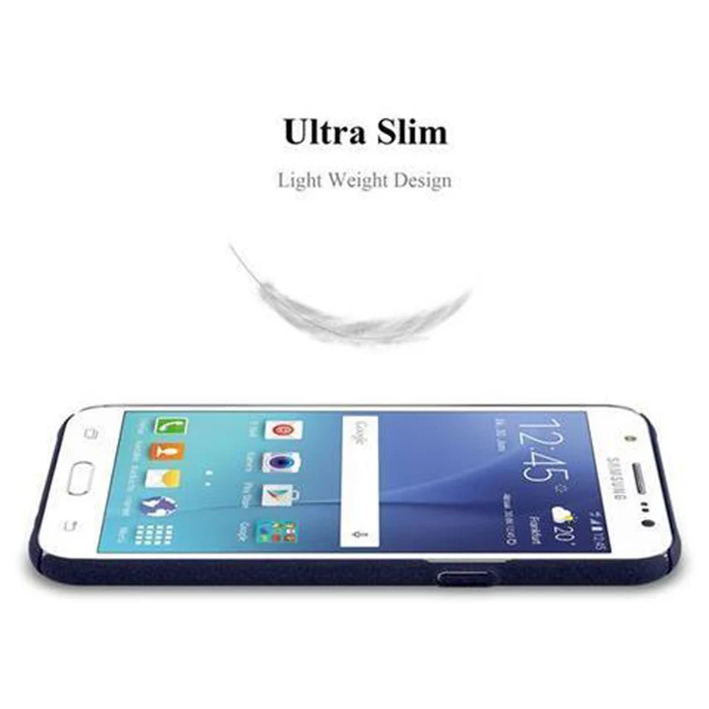 Cadorabo Hülle kompatibel mit Samsung Galaxy J5 2015 Hard Case Schutzhülle in Frosted Optik gegen Kratzer und Stöße