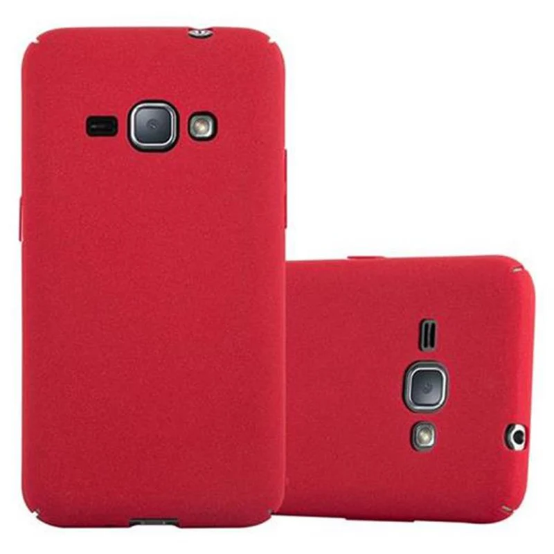 Cadorabo Hülle kompatibel mit Samsung Galaxy J1 2016 Hard Case Schutzhülle in Frosted Optik gegen Kratzer und Stöße