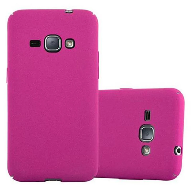 Cadorabo Hülle kompatibel mit Samsung Galaxy J1 2016 Hard Case Schutzhülle in Frosted Optik gegen Kratzer und Stöße
