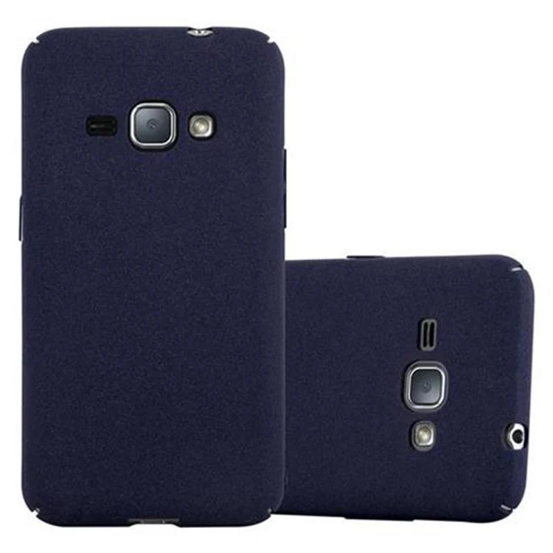 Cadorabo Hülle kompatibel mit Samsung Galaxy J1 2016 Hard Case Schutzhülle in Frosted Optik gegen Kratzer und Stöße