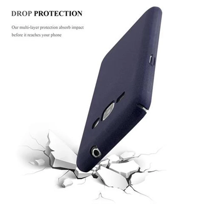 Cadorabo Hülle kompatibel mit Samsung Galaxy J1 2016 Hard Case Schutzhülle in Frosted Optik gegen Kratzer und Stöße