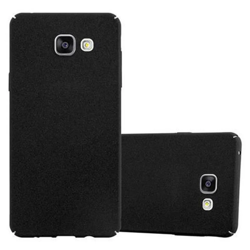 Cadorabo Hülle kompatibel mit Samsung Galaxy A5 2016 Hard Case Schutzhülle in Frosted Optik gegen Kratzer und Stöße