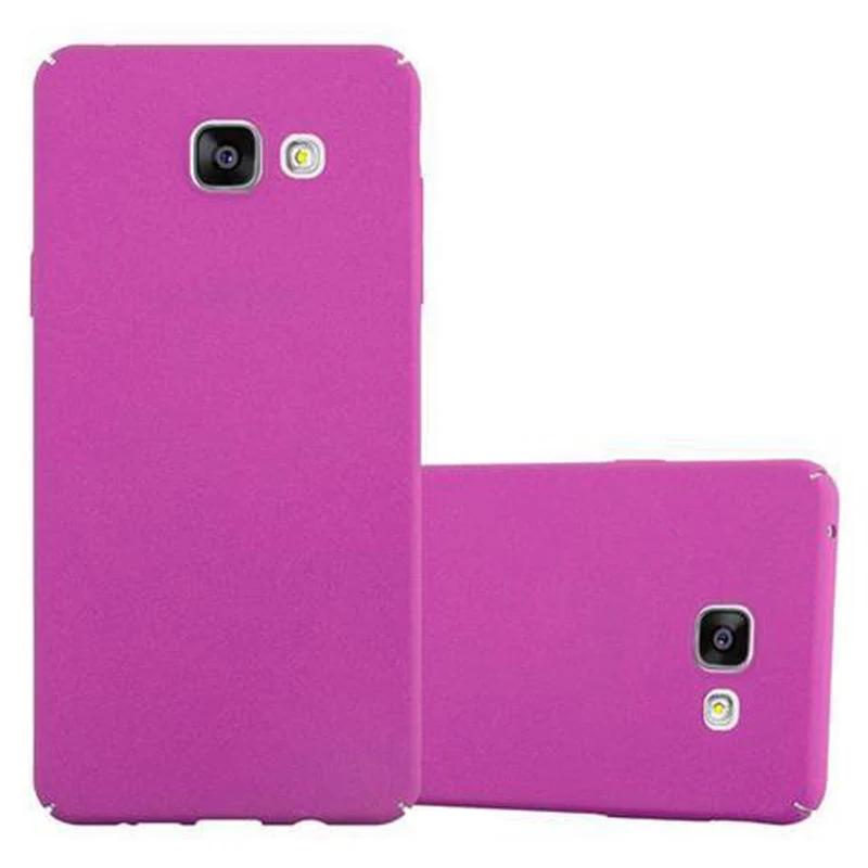 Cadorabo Hülle kompatibel mit Samsung Galaxy A5 2016 Hard Case Schutzhülle in Frosted Optik gegen Kratzer und Stöße
