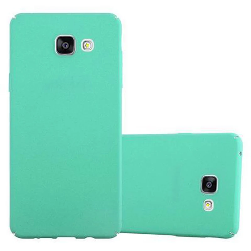 Cadorabo Hülle kompatibel mit Samsung Galaxy A5 2016 Hard Case Schutzhülle in Frosted Optik gegen Kratzer und Stöße