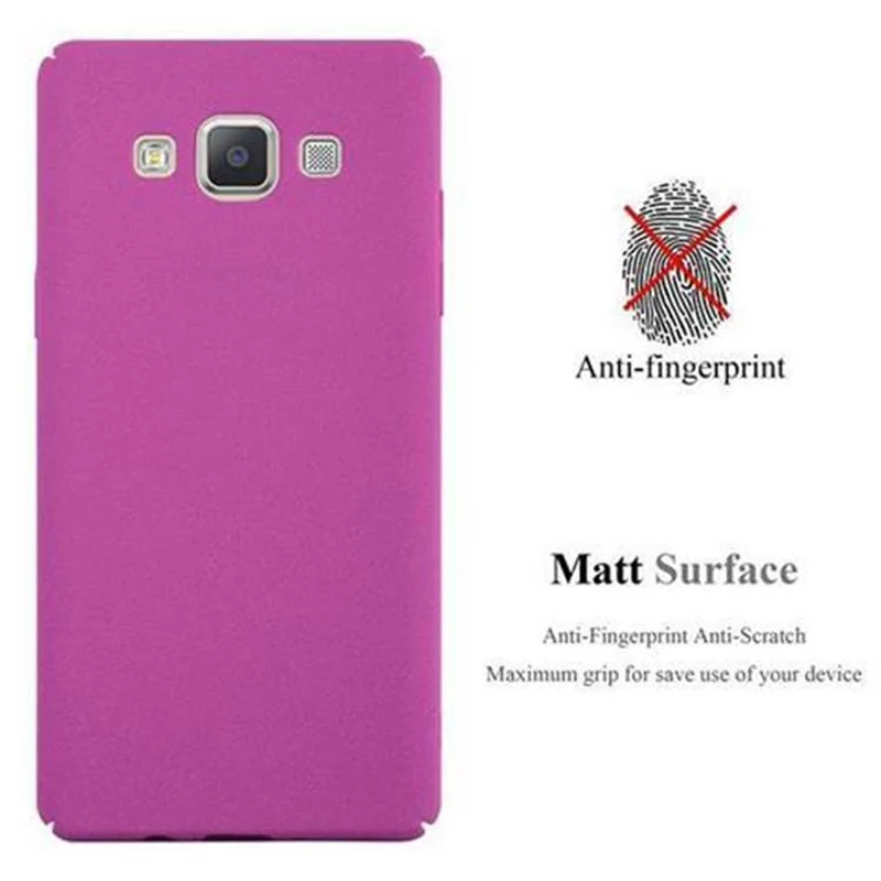 Cadorabo Hülle kompatibel mit Samsung Galaxy A5 2015 Hard Case Schutzhülle in Frosted Optik gegen Kratzer und Stöße