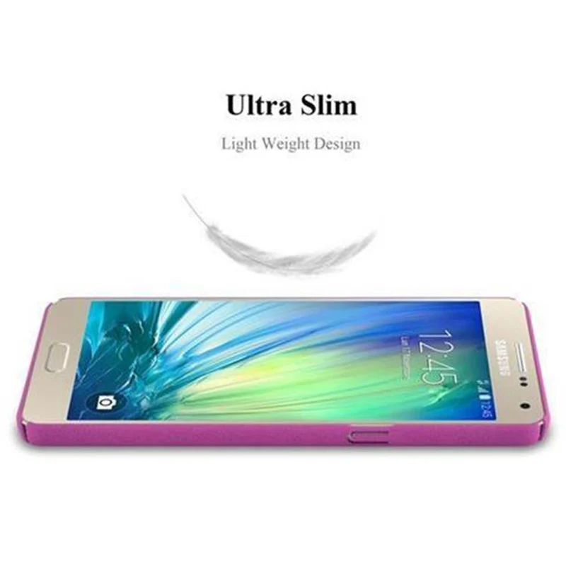 Cadorabo Hülle kompatibel mit Samsung Galaxy A5 2015 Hard Case Schutzhülle in Frosted Optik gegen Kratzer und Stöße